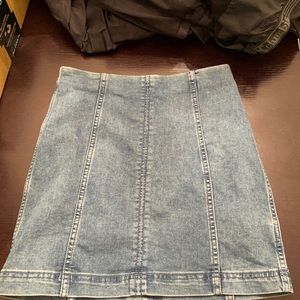Free people Jean skirt